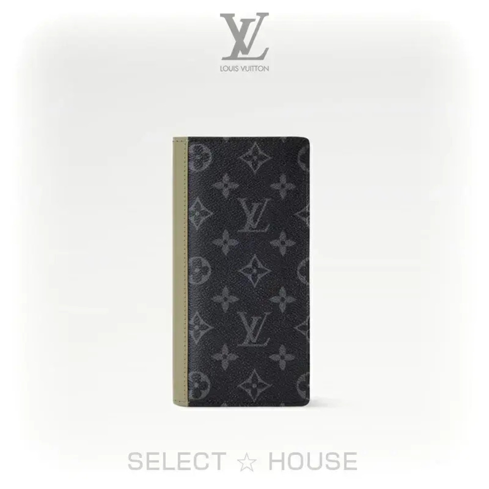 Louis Vuitton Portefeuille Wallet Leather Black